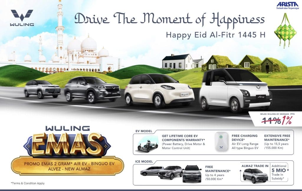 Promo wuling Drive the moment of happiness