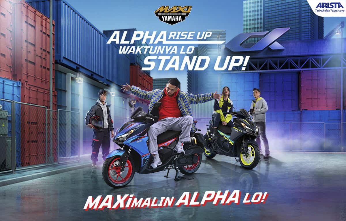 Luncurkan Generasi Ketiga, AEROX ALPHA Siap Dobrak Market Sport Scooter Indonesia