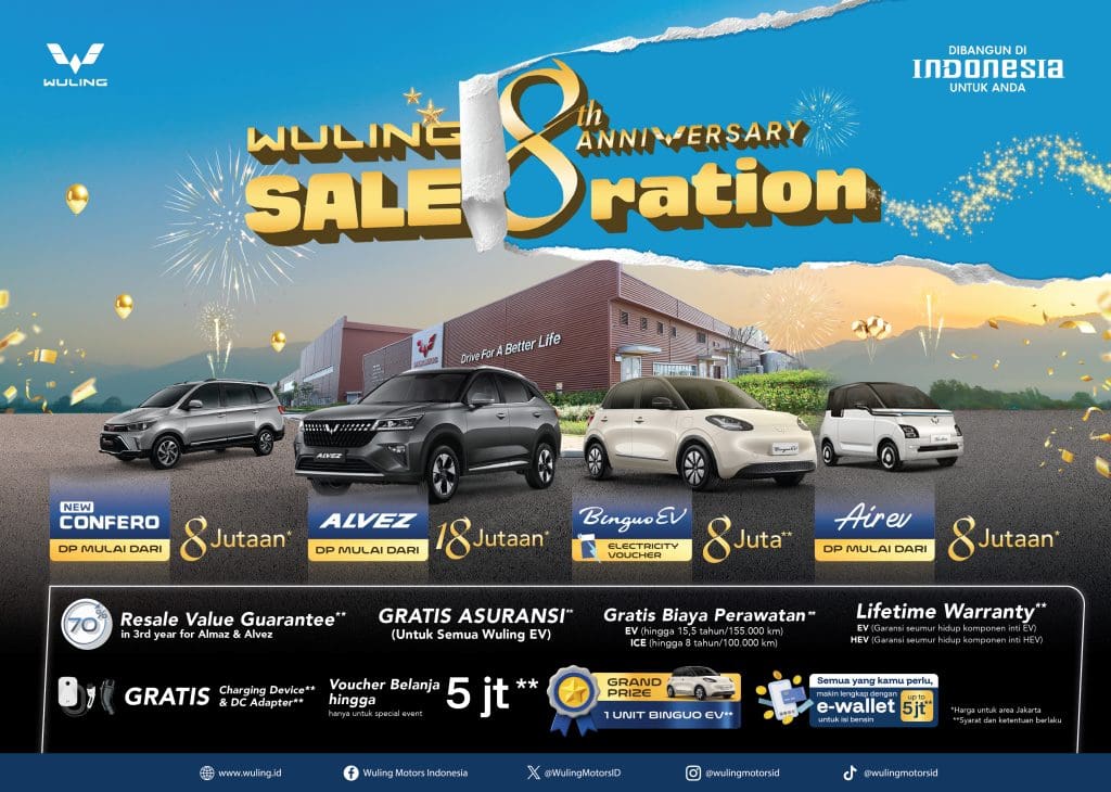 Wuling 8th anniversary SALEbration