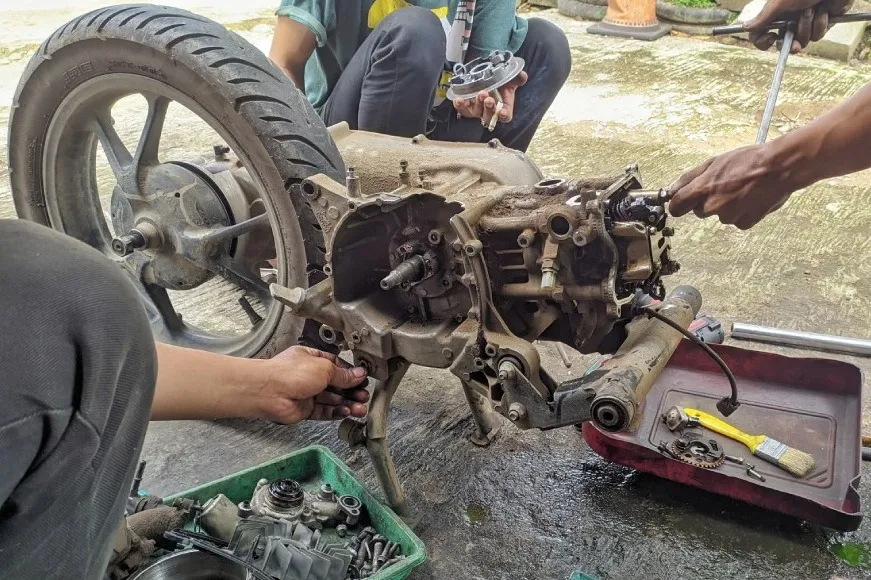 turun mesin