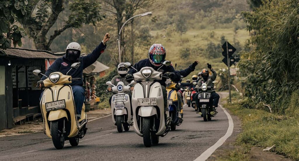 Yamaha Fazzio & Grand Filano Hybrid Taklukan Bromo